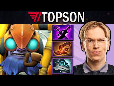 Tinker Dota 2 Gameplay T1.Topson with Overwhelming Blink - Shivas