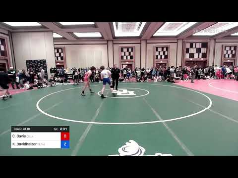 126 Kg Round Of 16 - Cameron Davis, Delaware Wrestling Vs Kade Davidheiser, Team Renegade Wrestlin