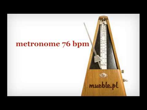 76 BPM (Beats Per Minute) metronome metronom