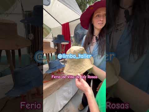 Sombreros UNICOS con telas recicladas🤩Feria ARTESANAL de Villa de las Rosas,Córdoba,Argentina