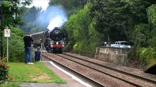 preview picture of video 'The Weymouth Seaside Express 70013 Oliver Cromwell 04.08.2013'