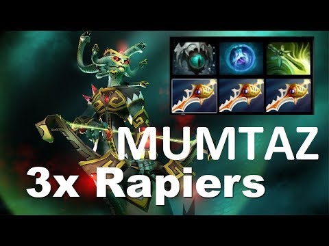 DOTA 2 - Medusa - Episode 11 3X Rapiers - Mumtaz Oun