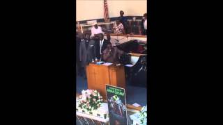 Minister L.C Wheat Preaching The Coleman Children Funeral