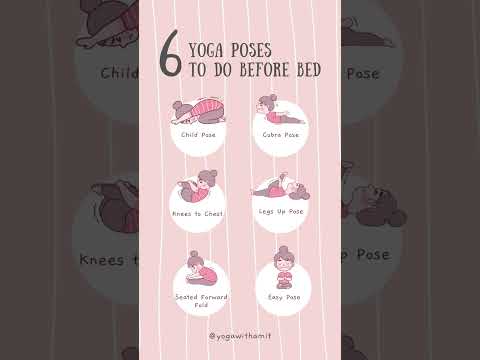 6 Yoga Poses to Do Before Bed
