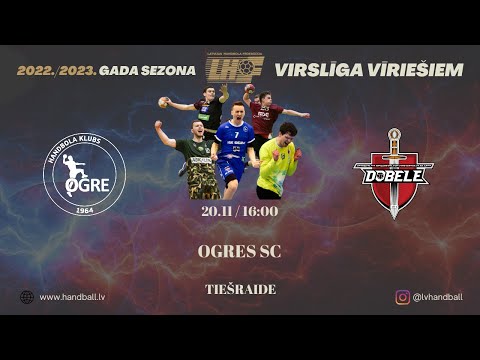 HK Ogre/HYDROX - ZRHK TENAX Dobele | Vīriešu handbola virslīga 2022/2023