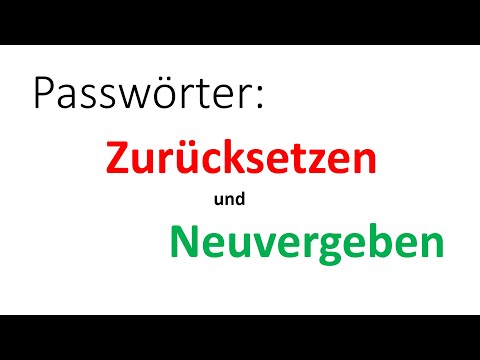 Für Lehrkräfte: Passwort zurücksetzen