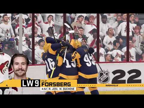 NHL® 22 Playoffs Game 2 Nathan Bokin Team [Predators] Vs Coyotes