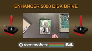Rare Enhancer 2000 Disk Drive for Commodore 64