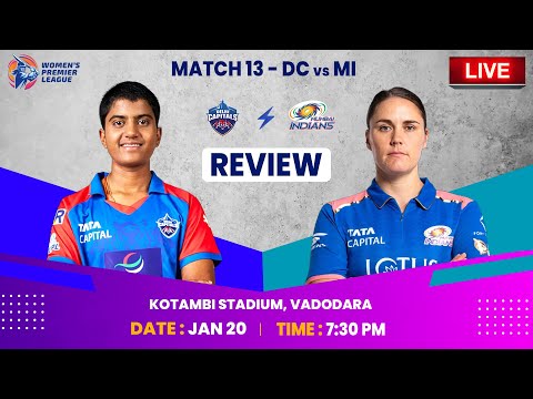 Delhi Capitals pull the chord against Mumbai Indians | WPL 2026 | Female Cricket