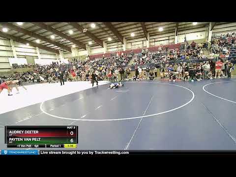 65-70 Lbs Round 2 - Audrey Deeter, UT Vs Payten Van Pelt, MT 6ded