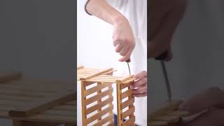 Bamboo 3 Tier Kitchen Shelving Rack