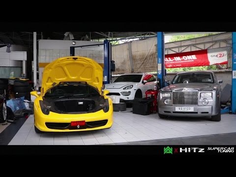 Ferrari 458 Italia w/ Armytrix Cat-Back Titanium Muffler By Hitzproject