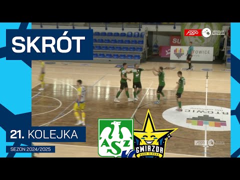 AZS UŚ Katowice - Gwiazda Ruda Śląska | 8:4 | SKRÓT | 21. kolejka (2024/25)