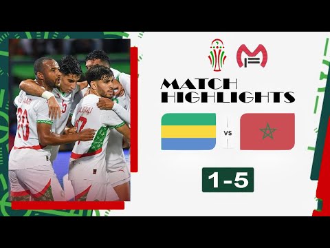 Hight Lights | Gabon vs Morocco in Africa Cup of Nations Qualifiers
