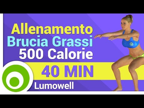 Allenamento Brucia Grassi - Brucia 500 Calorie in 40 Minuti - Cardio HIIT Workout