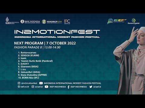 [Live Stream] INDONESIA INTERNATIONAL MODEST FASHION FESTIVALIN2MOTIONFEST - Fashion Parade 8