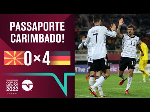 Gols e lances de Macedônia x Alemanha