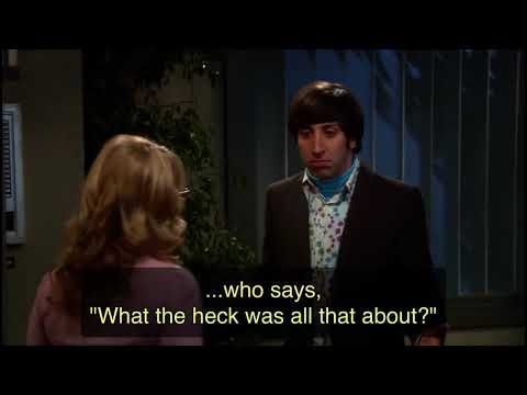 Howard & Bernadette’s First Kiss