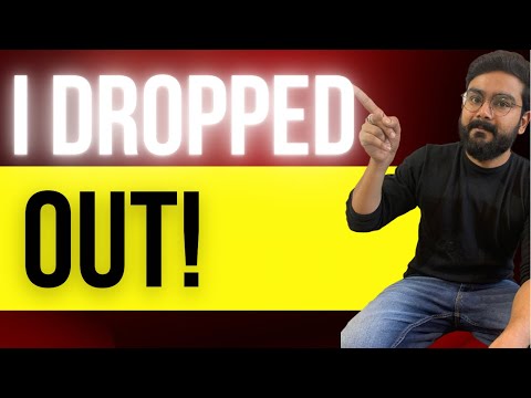 I dropped OUT of my MBA course!
