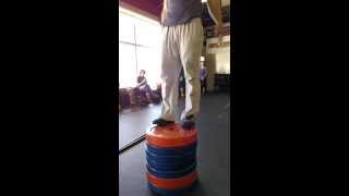 Jeb Brannen 18" Box Jump from his knees