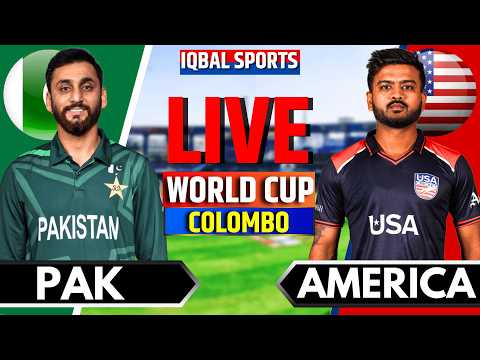 🔴Live: Pakistan vs United States, T20 World Cup 2026 | Live Cricket Match Today, PAK vs USA Live