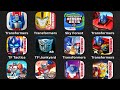 ALL TRANSFORMERS MOBILE Forged Fight Rescue Bots Disaster Dash Angry Birds Bumblebee Earth Wars