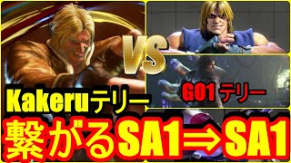 ストリートファイター6　繋がるSA1→SA1 バスターウルフ×2 Kakeru テリー 02