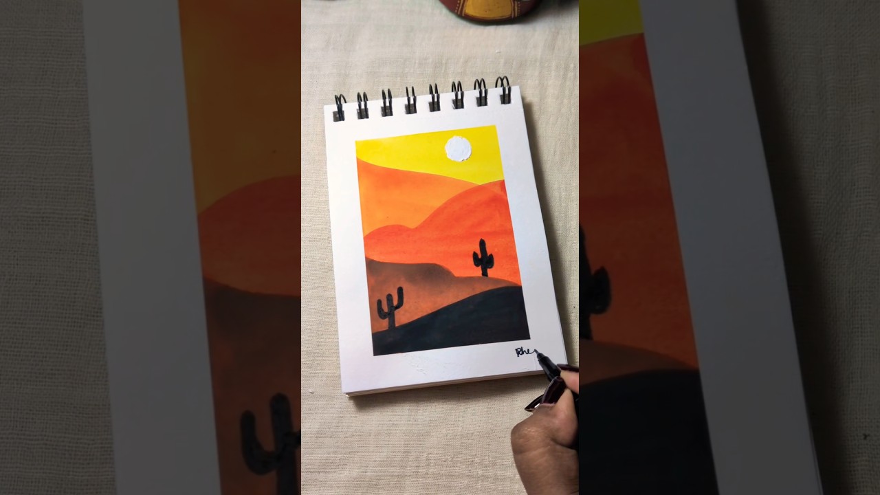 boho art tutorial 🏜️