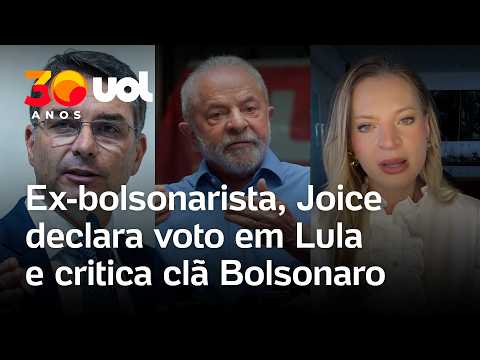 Joice Hasselmann relata rompimento com clã Bolsonaro e declara voto em Lula: ‘Vi por dentro’