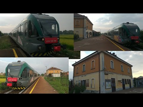 30 minuti di orologio A TUTTO DIESEL in stazione a Gropello Cairoli con gli Atr125 di Trenord