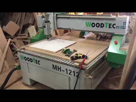 WoodTec MH 1212 - фрезерно-гравировальный станок с чпу woo1489, видео 10