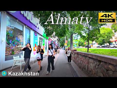 Almaty Early evening walk | Kazakhstan 🇰🇿 June 2024 [4K HDR]