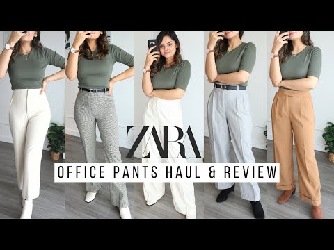 ZARA Office Pants Haul | Must Have Pants & Trousers |...