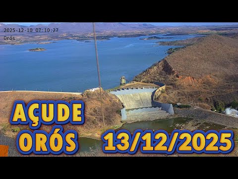 Qual o nível do Açude Orós hoje?  DADOS ATUALIZADOS HOJE 13/12/2025 - ORÓS CEARÁ