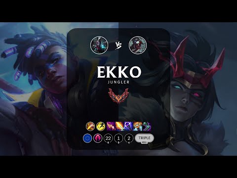 Ekko Jungle vs Kayn - EUW Grandmaster Patch 13.6