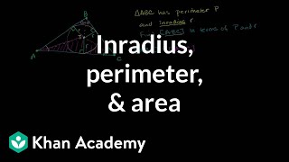 Inradius Perimeter and Area