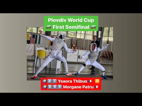 Plovdiv World Cup 2023 SWF - L4 - Morgane Patru FRA v Ysaora Thibus FRA