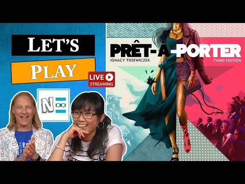 Prêt-à-Porter -  Live Board Game Playthrough & Review e130