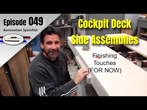 Removable Cockpit Deck Modular Assemblies are Fiberglassed & Fit - Boat Restoration EP049 (Nov 2019)