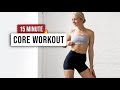 15 MIN TOTAL CORE ABS Workout No Equipment No Repeat Home Workout To Strengthen Your Core