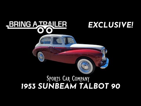 Thumbnail for 1953 Sunbeam Talbot 90 | Start Up & Driving Video for BaT