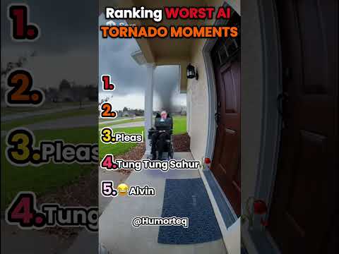 Ranking the worst ai tornado moments #ai #tornado #best