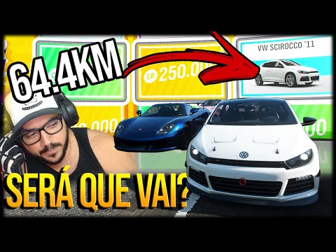 Forza Horizon 4 - 64.4KM RACE with a ROULETTE CAR *I only get wrecked*