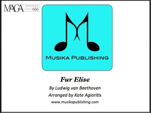 Fur Elise (Jazz Arrangement) - Piano Duet - ♪ Sheet Music ♪