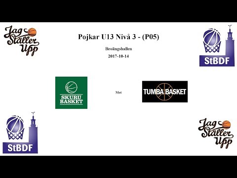 Skuru Basket (P05) mot Tumba Basket - 2017-10-14