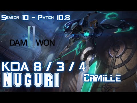 DWG Nuguri CAMILLE vs AATROX Top - Patch 10.8 KR Ranked