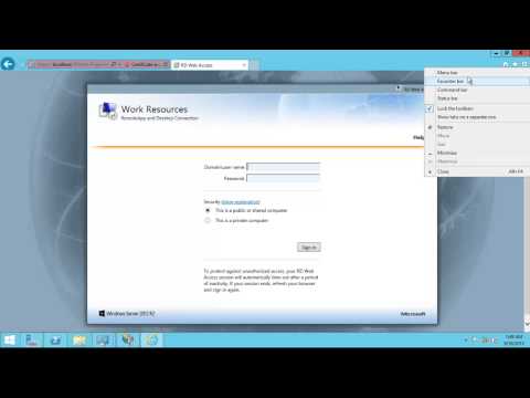 Windows Server 2012 R2 Remote Desktop Services (RDS) Installation And Publish RemoteApp