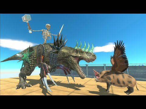 Updated Trex on a challenging path - Animal Revolt Battle Simulator