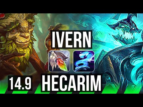 IVERN vs HECARIM (JGL) | Rank 3 Ivern, 2/3/19, 500+ games | JP Challenger | 14.9