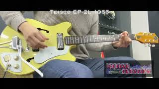 Video thumbnail for Teisco EP-2L # BLOND COLOR 1966年製【Pedro Martins STYLE】w/Hard Case 2.02kg by Guitar Creation